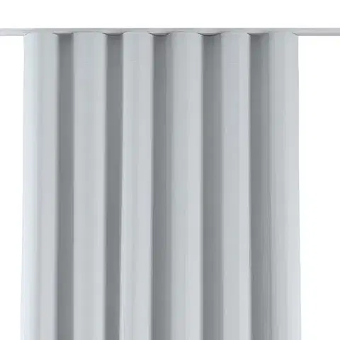 Dekoria Zaves s riasením WAVE, bielo - sivá, Blackout 300 cm, 269-05