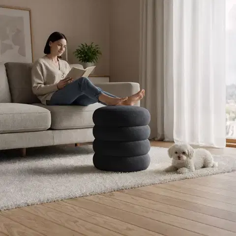 Taburet Snuggo II čierny