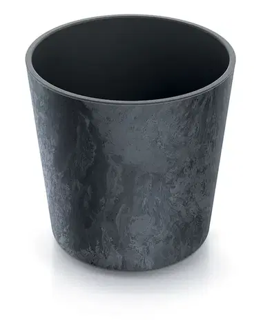 Kvetináč NURBI ROUNDED BETON EFFECT antracit