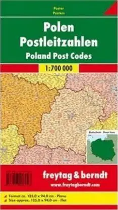 Poľsko - nást. mapa 1:700 000 PSČ