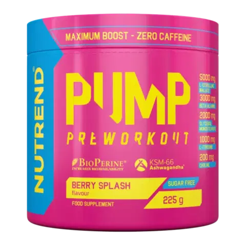 Nutrend Pre-Workout PUMP berry splash
