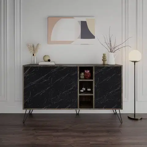 Konzolový stolík Clara - Dark Brown, Bendir