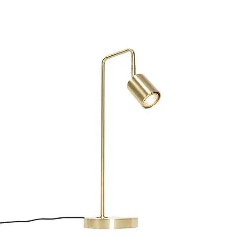 Moderná stolová lampa mosadz nastaviteľná - Java