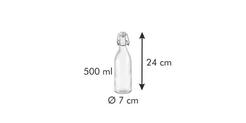 Tescoma fľaša s klipsou DELLA CASA 500 ml
