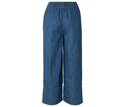 Džínsy v štýle culottes