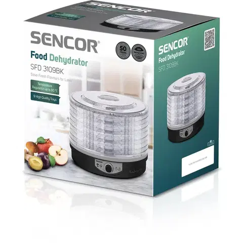 Sencor SFD 3109BK sušička ovocia