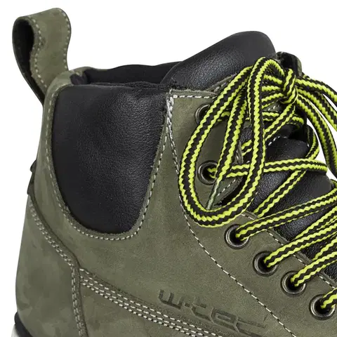 Moto topánky W-TEC Exetero Olive Farba olivovo zelená, Veľkosť 39