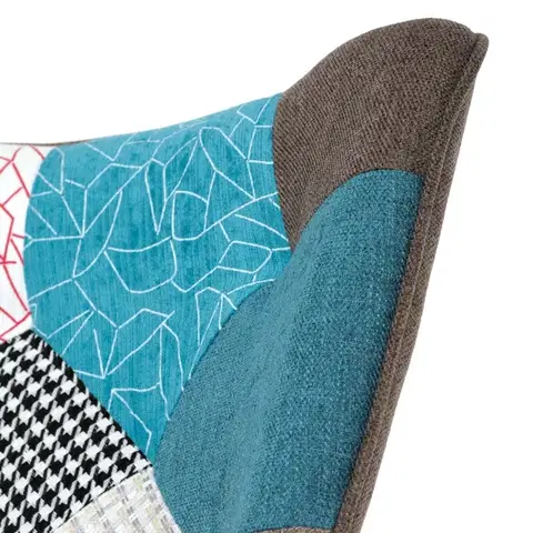 Hojdacie kreslo PW2, patchwork