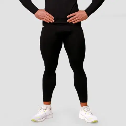 GymBeam Kompresné legíny Mid Black  M