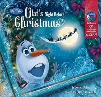 Frozen Olaf's Night Before Christmas Book & CD - Jessica Julius