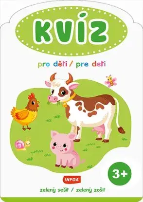 Kvíz pro děti / pre deti 3+ - zelený sešit / zelený zošit (CZ/SK vydanie)