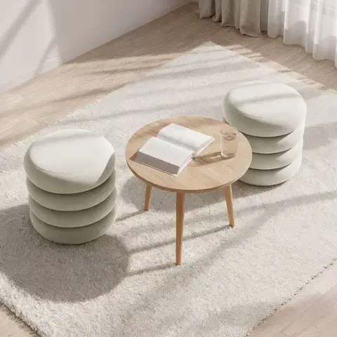 Taburet Snuggo II krémový