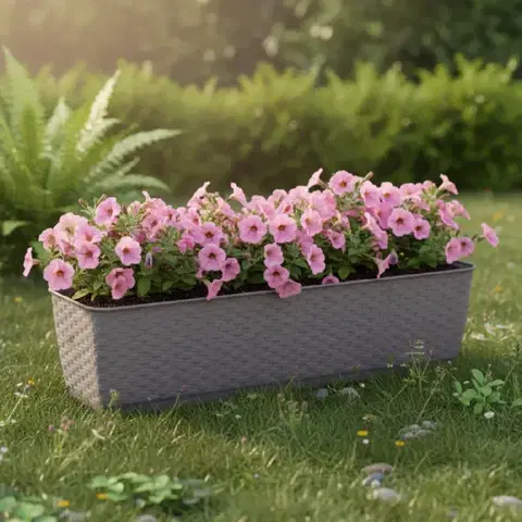 ProsperPlast Kvetináč RATOLLA  P | mocca 59 cm