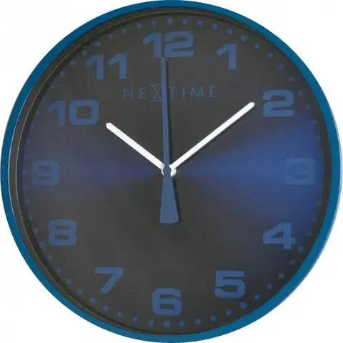 Hodiny Nextime 3053bl Dash Blue 35cm