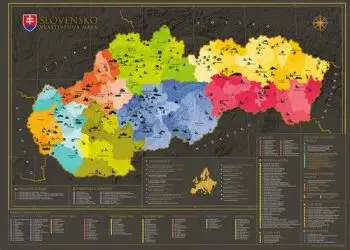 Stieracia mapa Slovenska