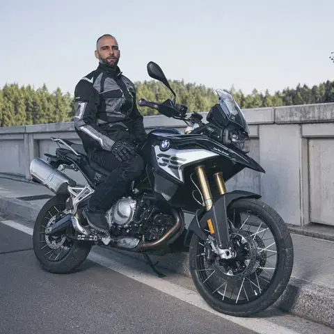 Kožené moto rukavice W-TEC Flanker Farba čierna, Veľkosť L