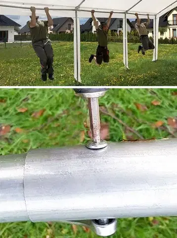 Skladový stan 3x6m biela KLASIK