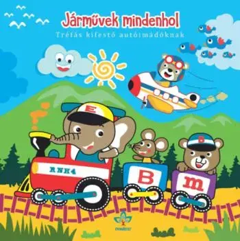Járművek mindenhol - Tréfás kifestő autóimádóknak