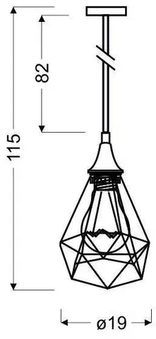 Závesná lampa GRAF Candellux