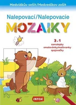 Nalepovací / Nalepovacie mozaiky - Medvídkův sešit/Medvedíkov zošit