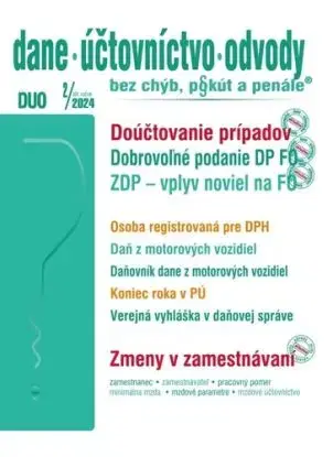 Dane účtovníctvo odvody 2 2024 - Podanie DP dobrovoľne