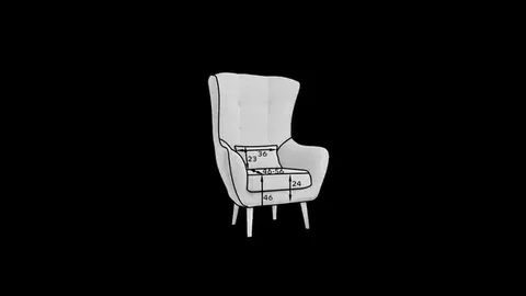 ARKTIK 04 kreslo, Monolith 84