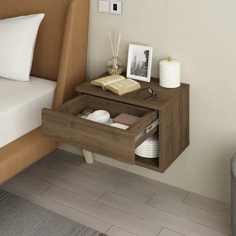 Nočný stolík Ribes Walnut