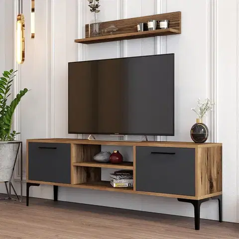 Televízny stolík Riga Anthracite