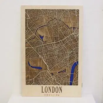 3D mapa mesta Londýn (20 x 30 cm) - Interess