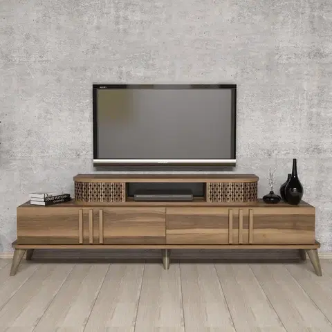 TV stolík Eylul - Walnut
