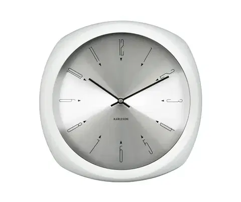 Nástenné hodiny Karlsson Aesthetic KA5626WH, 31cm