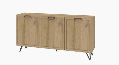 Komoda z masívu BIMBO 47, dub divoký / artisan olej