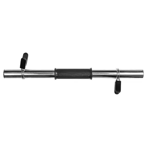 Dutý hriadeľ na jednoručnú činku inSPORTline Onepump 45cm/30mm • s objímkami • bez závitov