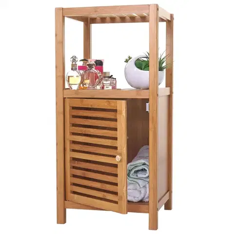 Kúpeľňový regál B18 so skrinkou