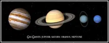 (C) 3D panoráma Gas Giants
