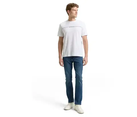 Tom Tailor TT MARVIN STRAIGHT Jeans mit Stretch, Used Mid Stone Blue Denim