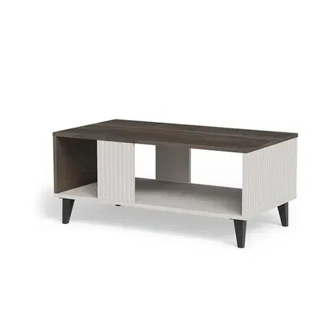 Konferenčný stolík Random 92 cm kašmír/orech