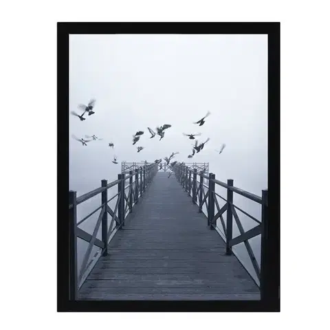 Dekoria Obraz Foggy Lake II 30x40cm, 30 x 40 cm