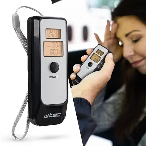 Alkohol tester W-TEC Spiriter Farba čierna