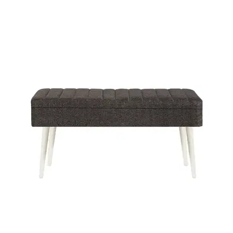 Jedálenský set s rozkladacím stolom a stoličkami (5 kusov) Vina 1053 - 4 - Anthracite, White