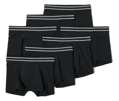 Chlapčenské boxerky, 7 ks, čierne