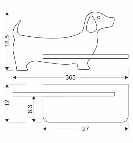 Detská lampička DOG LED Candellux