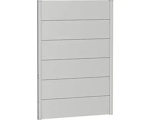 Biohort Zástena na ochranu súkromia BIOHORT - výška 137 cm (strieborná metalíza) 145 × 137 × 4,4 cm