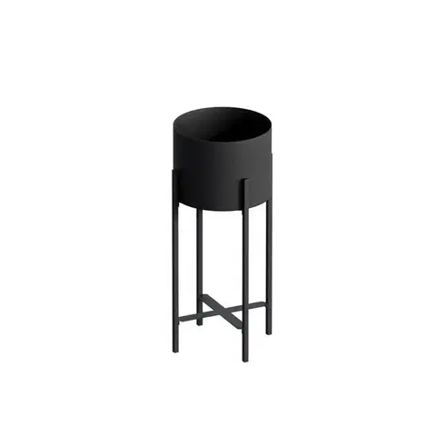 Kovový stojan na kvety GED-026, Mono black