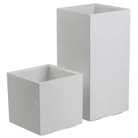 Sada 2 ks kvetináčov BETONIQUE 30x30/30x60 cm - výber z 2 prevedení