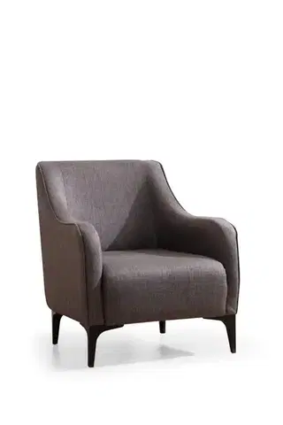 Kreslo Belissimo tmavo sivé