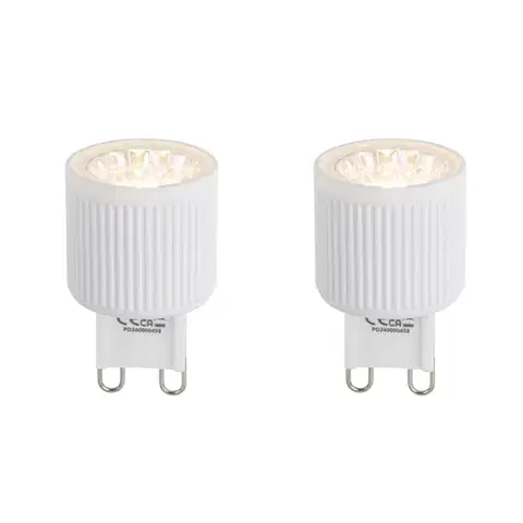 Sada 2ks G9 24mm stmievateľných LED žiaroviek 3W 300lm 2700K