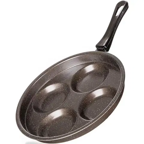Banquet Panvica na 4 lievance GRANITE Brown, 24 cm