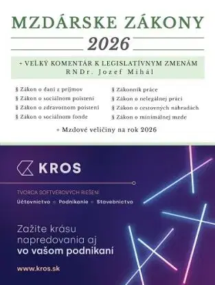 Mzdárske zákony 2026