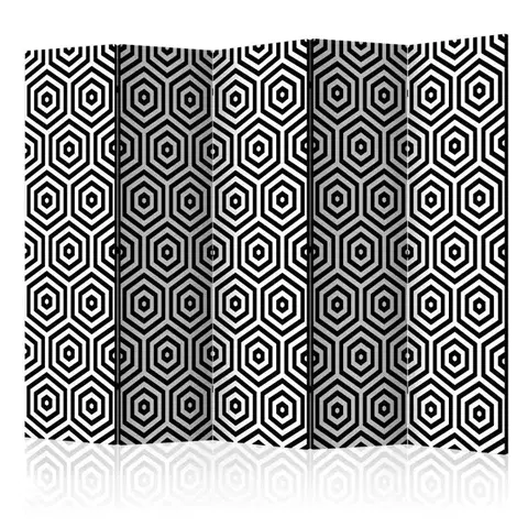 Paraván Black and White Hypnosis Dekorhome